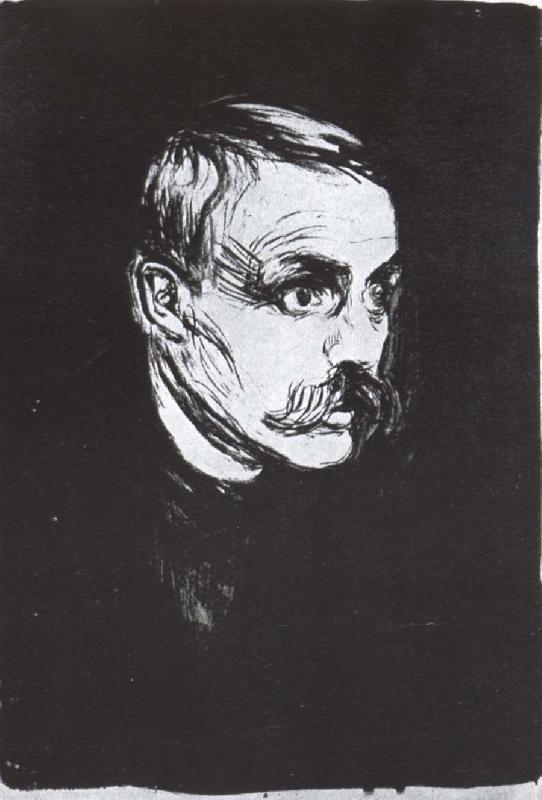 Edvard Munch Portrait of head